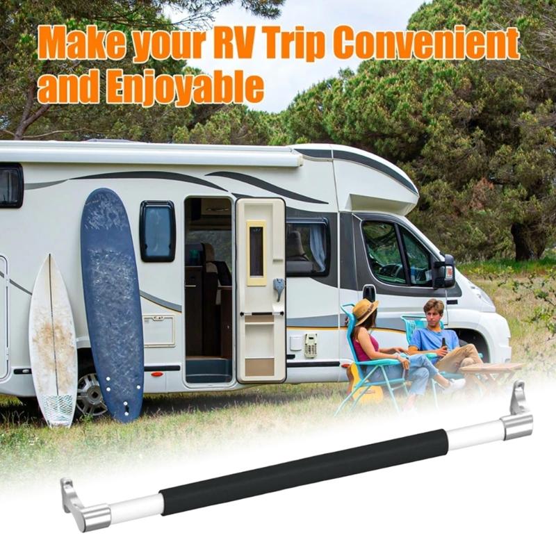 Car Screen Door Grab Rods Handle Adjustable from 21.6'' to 32.3'' Secure NonSlip Grip for Travel Trailer Motorhomes