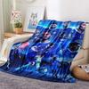 Chelsea FC Poster Print FlAannel Blanket, High Quality Comfortable for All Seasons, Home Decor, Warmth and Comfort