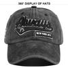Vintage Washed Cotton Baseball Cap, Always 75 New York City Embroidery Adjustable Distressed Dad Hat for Men Women Outdoor Sun Hat