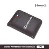Car Wallet Driver's Licence Insurance Card Holder Multi Pocket Wallet For Lexus RX350 IS250 IS200 GS300 LX570 RC350 UX250h ES350 HD7
