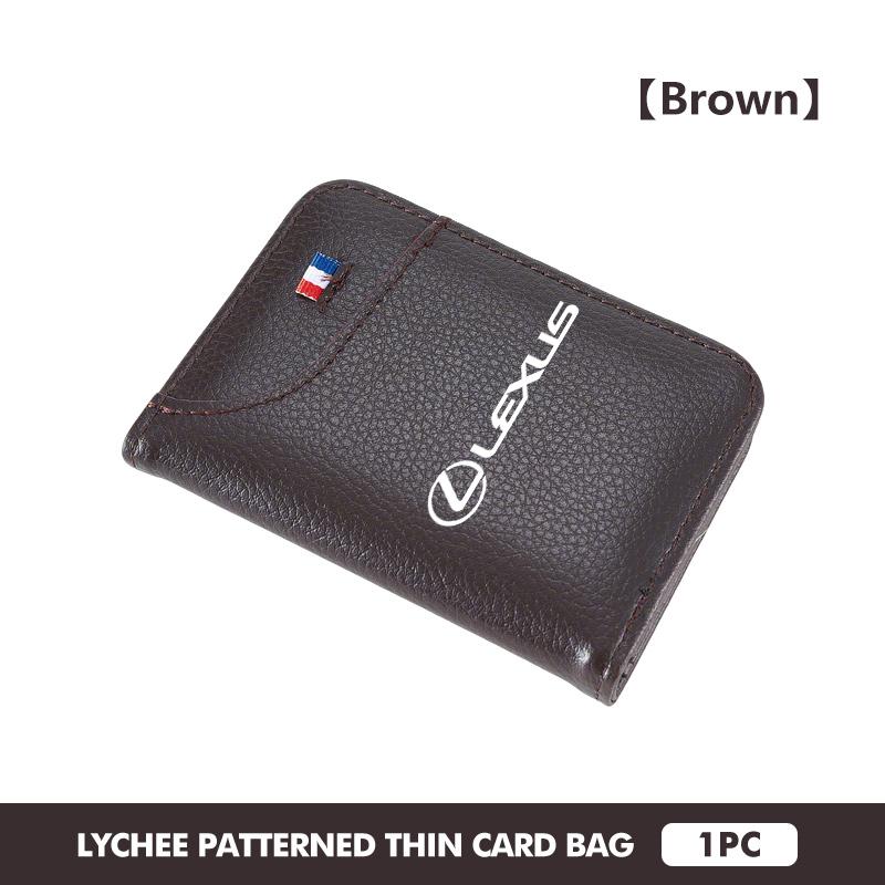 Car Wallet Driver's Licence Insurance Card Holder Multi Pocket Wallet For Lexus RX350 IS250 IS200 GS300 LX570 RC350 UX250h ES350 HD7