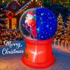 5.9FT LED Light Inflatable Xmas Yard Decor Santa Snow Globe Model Christmas Decoration Gifts Toy Supplies Ornaments Home Decor