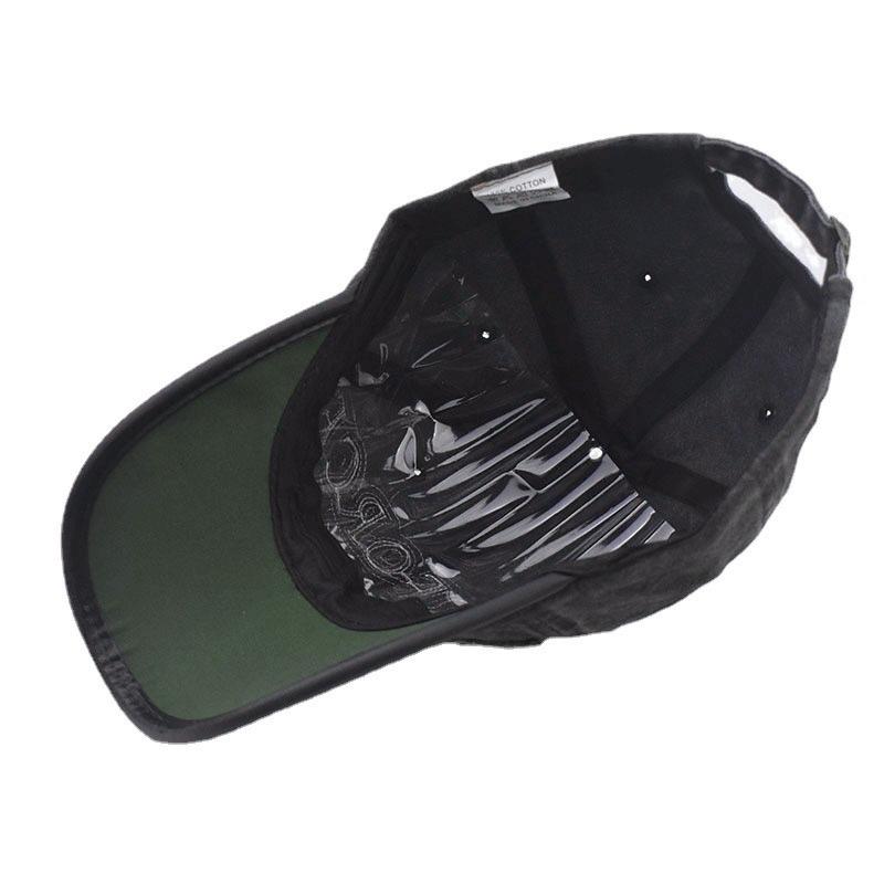 Hot Sale Unisex Cap U.S.ARMY Embroidery Vintage Leather Edging Baseball Cap Men Women Casual Outdoor Dad Hats