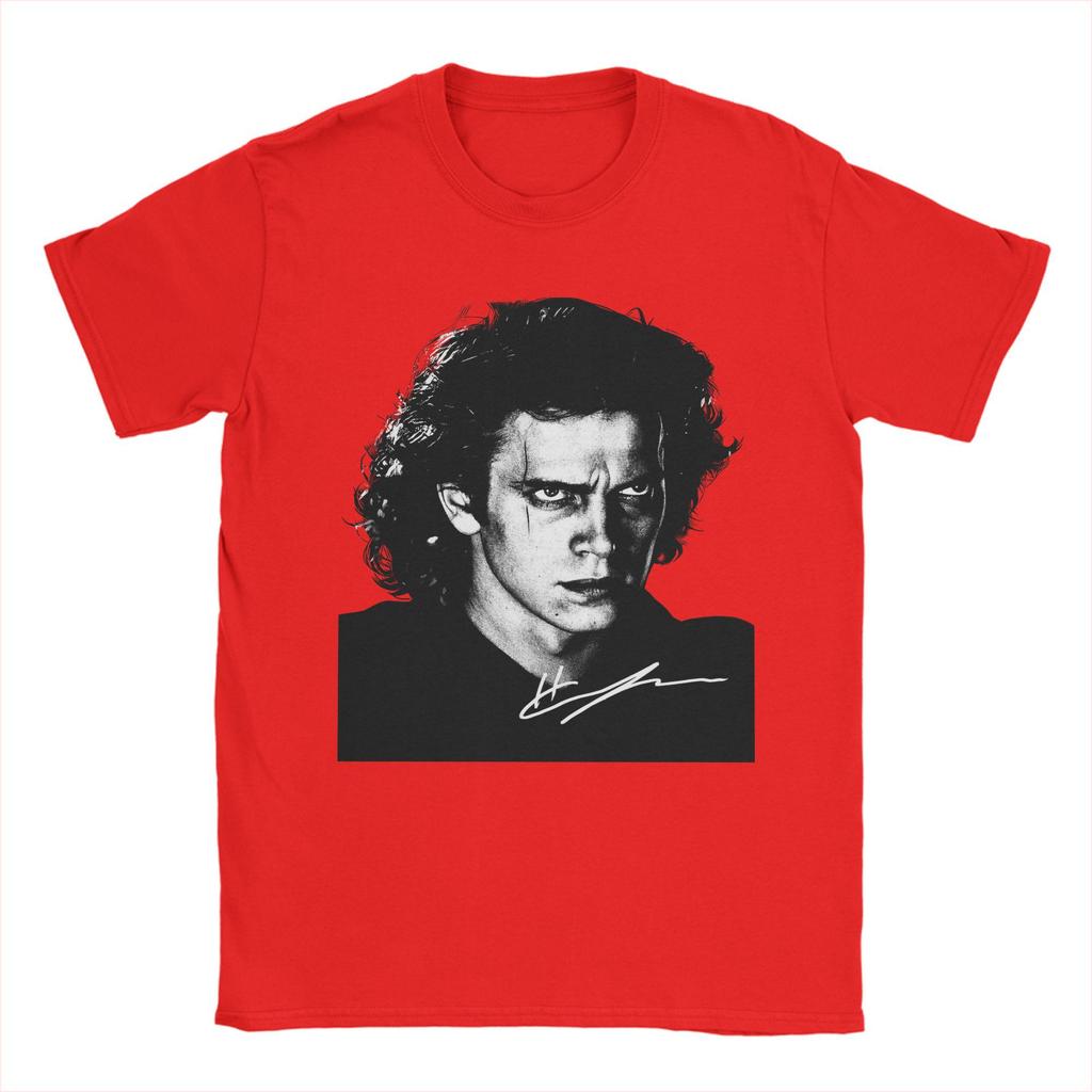 T-shirt Anakin Skywalker da Uomo Divertenti 100% Cotone Magliette Girocollo Manica Corta Abbigliamento Adulto