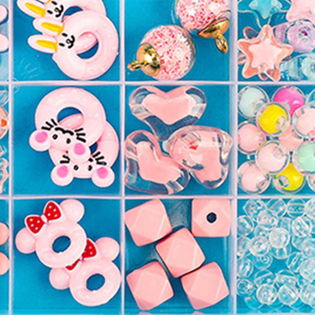 Beaded Bracelet Making Set Beads for Colored Hair Bands