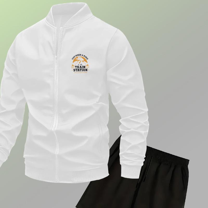Baseball Tracksuit with Cargo Shorts for Men, Practical & Stylish, Perfect for Travel