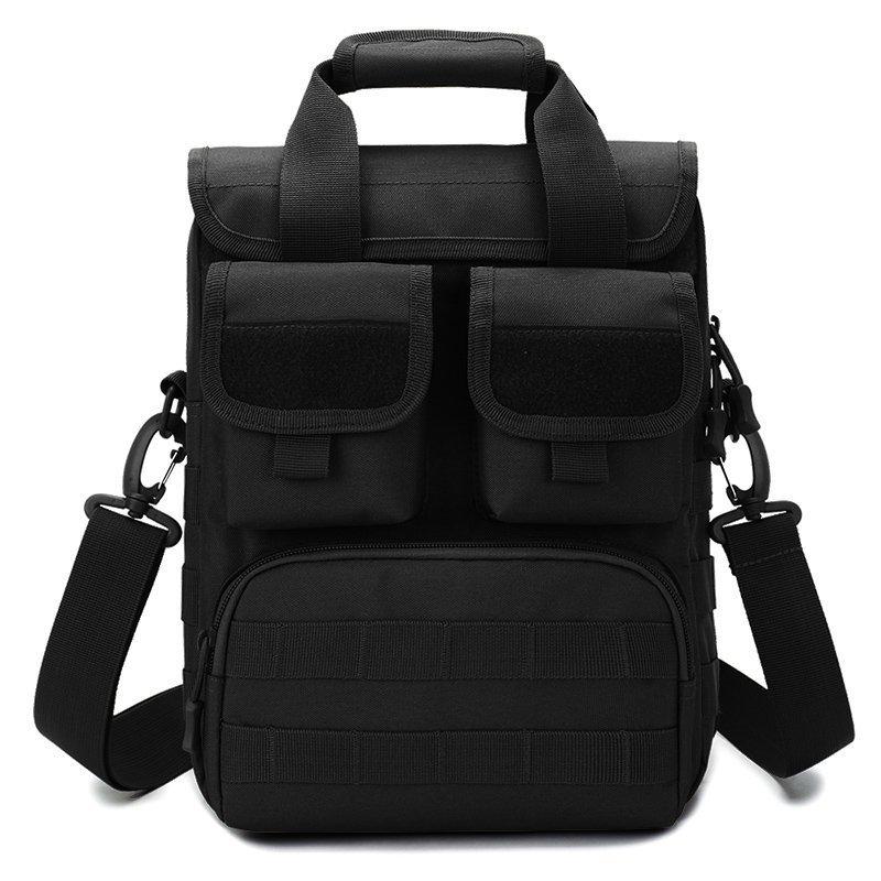 Camouflage Tactical Molle Laptop Shoulder Bag for Men, Ideal for Hiking, Camping, and Outdoor Adventures