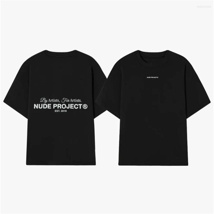 Short-sleeved T-shirt Printed Crew Neck Cotton Women’s Men’s