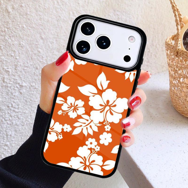 Tropisches Paradies Hawaiianische Blume Handyhülle Für iPhone 17 Air 16 15 14 13 12 11 Pro Max Plus