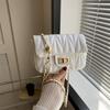 French Niche Fashion Casual Embroidery Chain Single Shoulder Crossbody Bag Popular Spring New Underarm Bag