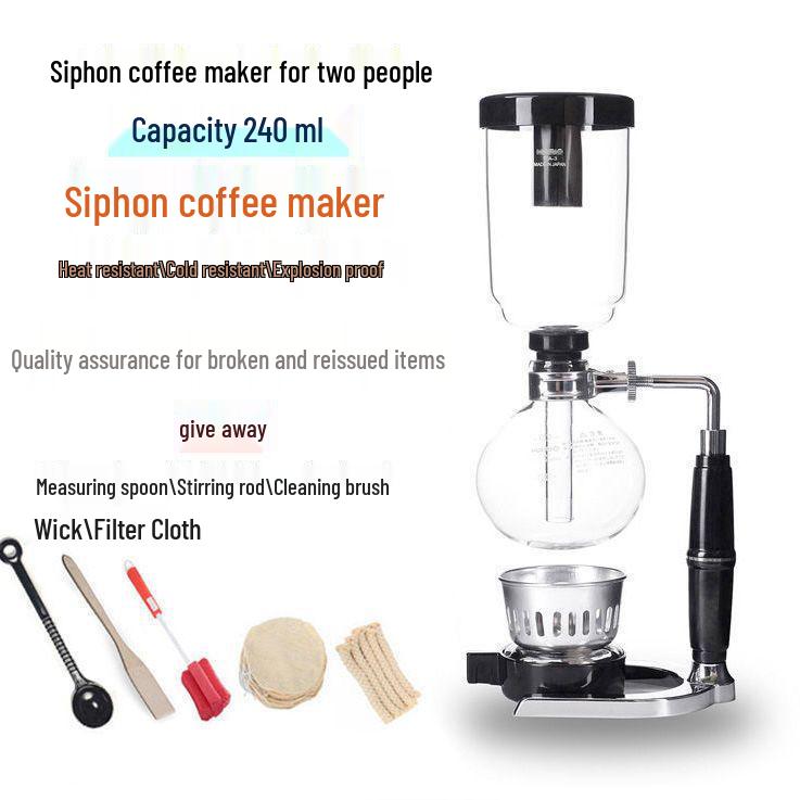 Сифонная кофеварка Набор для ручного заваривания для домашнего использования