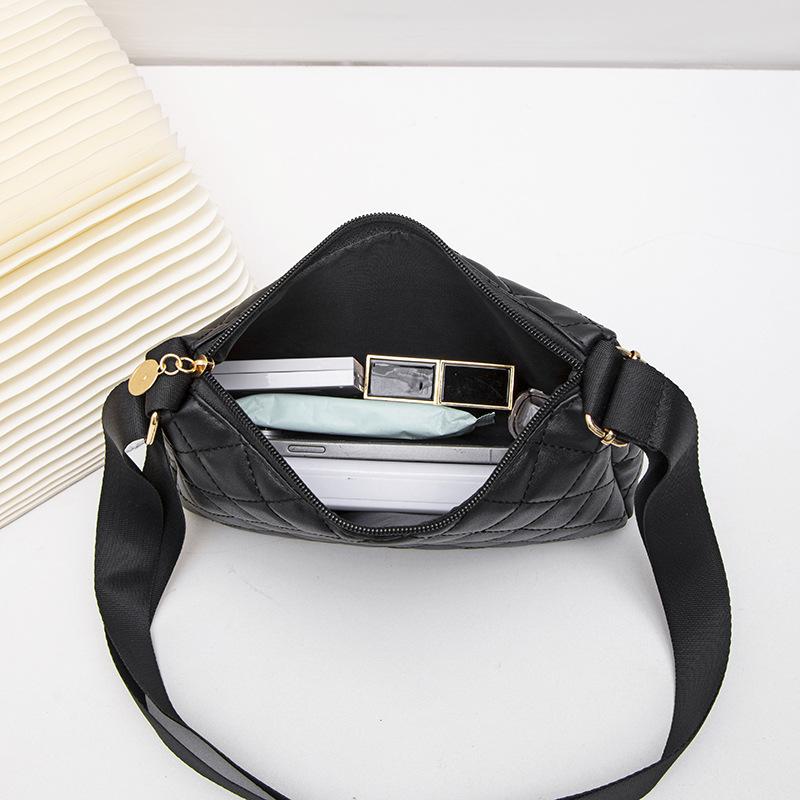 JYL TS Women's Sling Bags  Bow Bag 143 Underarm PU Rhombus All Match Bag