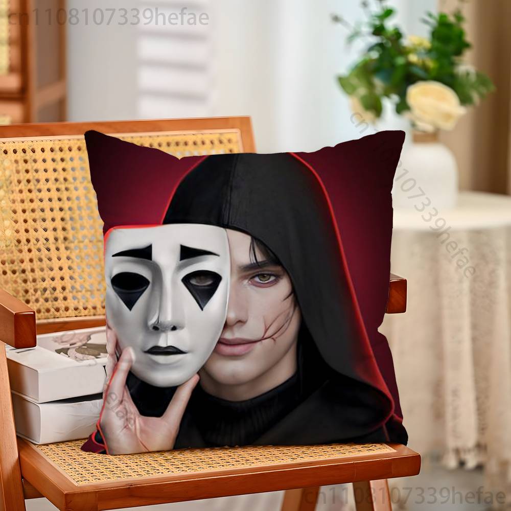 Game Romance Clubs Pillow Cases for Bedroom Living Room Sofa Home Decor Polyester Cushion Cover with Zipper