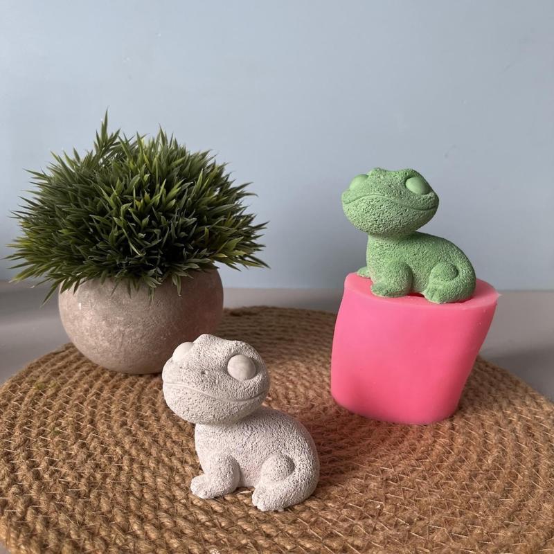 Lizards Candle Mould Animal Shape Silicone Molds Ornament Molds Castings Molds Handmade Plasters Molds Craft Supplies