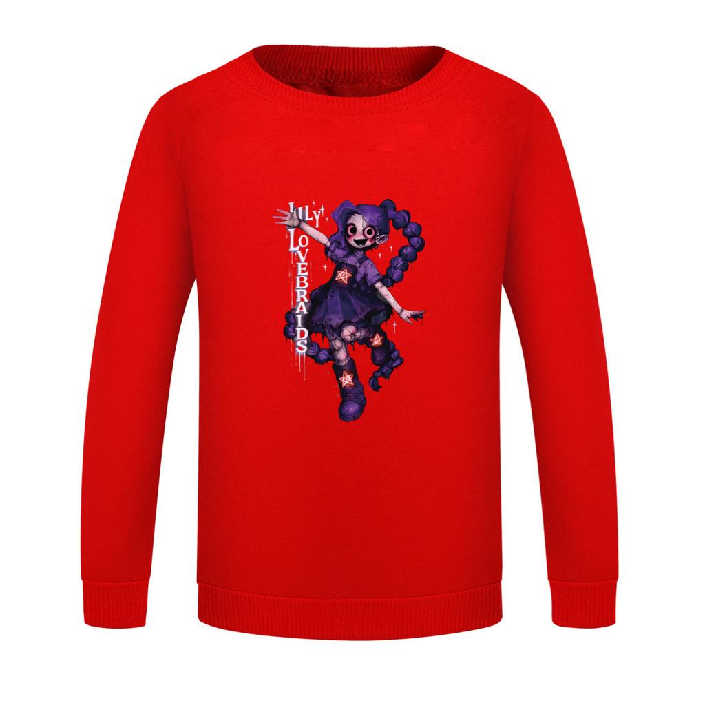 5583 Multi-color Girls Lily Lovebraids Printed Long Sleeves Sweatshirt Top
