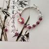 Half bracelet, bamboo butterfly bracelet, women's handmade bracelet, high-value student antique senior bracelet.