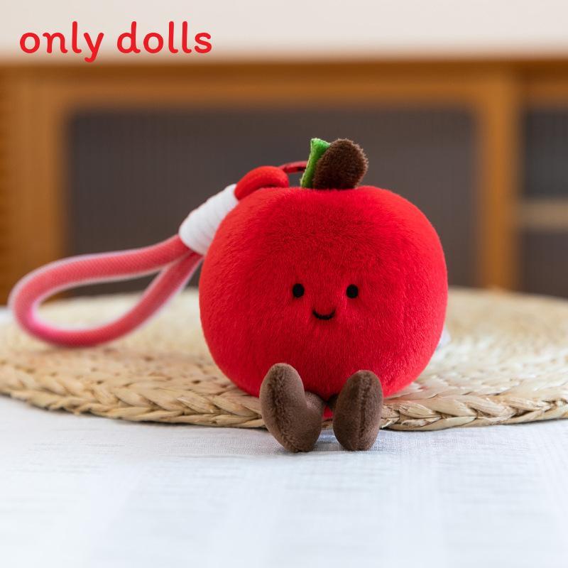 Cuter Coconut Mango Tangerine Fruit Plush Keychain With Soft Pp Cotton For Kids And Gift Enthusiasts