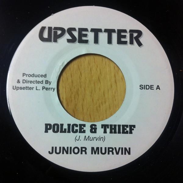 

7inch Record JUNIOR MURVIN Police Thief NONE UPSETTER Jamaica Reggae Ska Dub Used