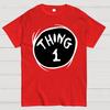 Ding 1 Aufdruck Baumwolle Sommer Lässig Kühl Locker T-Shirt