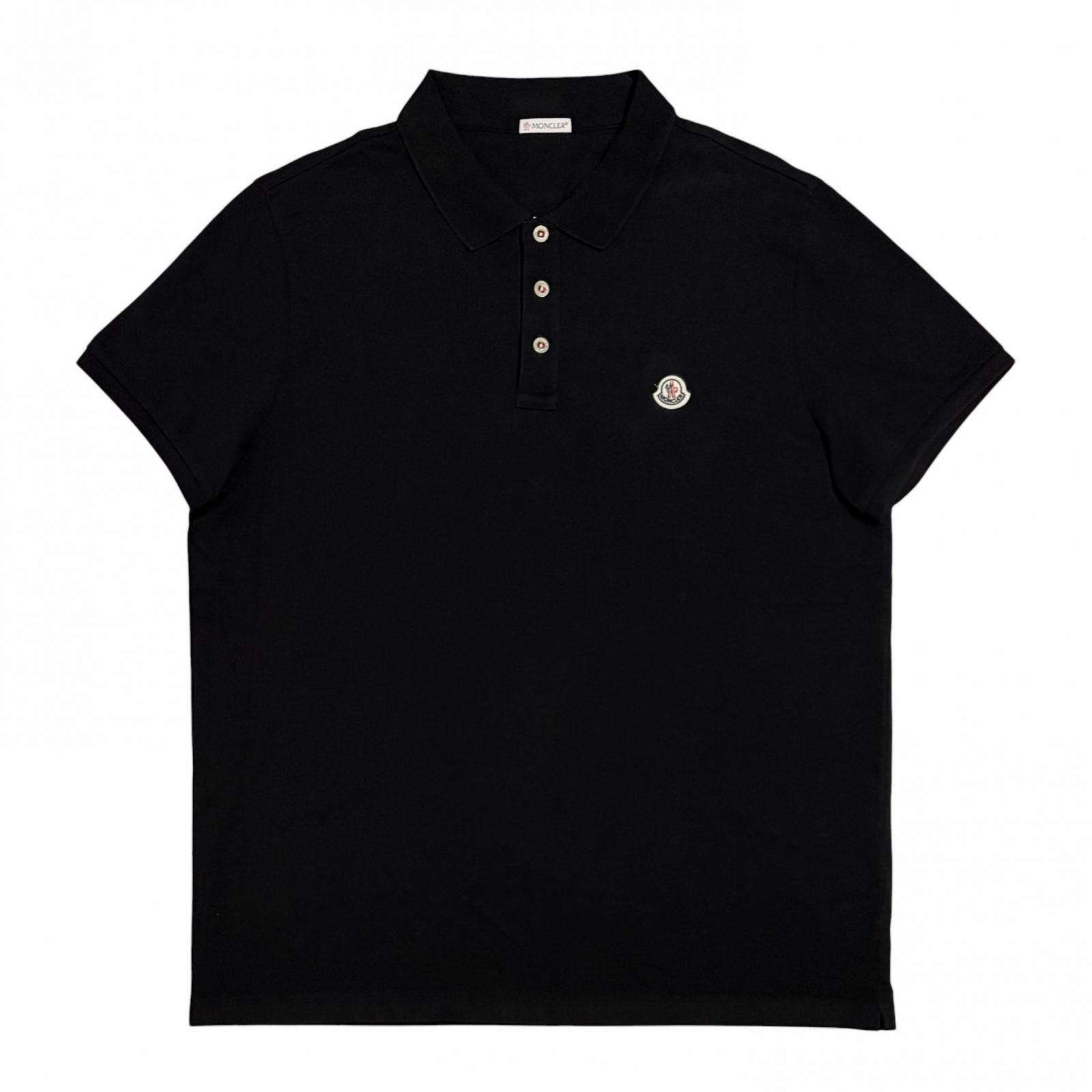 MONCLER Polo Shirt Black Men s Size XXL Model D1091834080084556