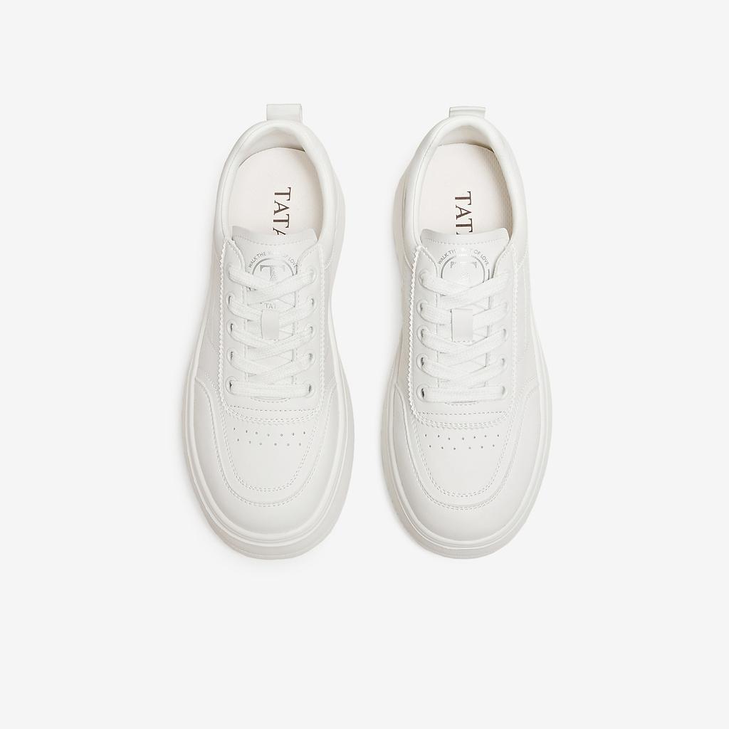 TATA/He She 2026 Autumn Sports Fashion Leisure Thick soled Women's Board Shoes
