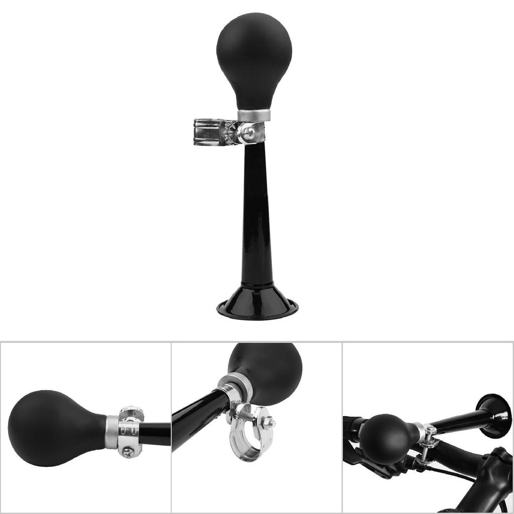 2.2inch Cycling Hooter Portable Bike Horn Bugle Bulb Squeeze Black