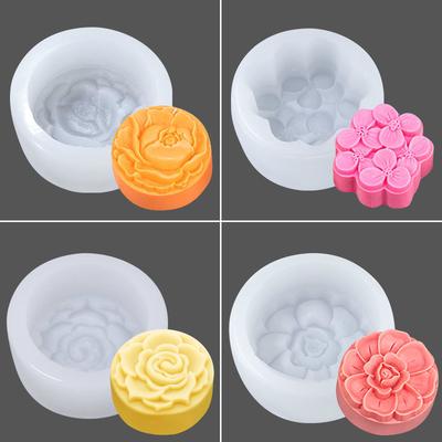 Siliconen handgemaakte zeep mal siliconen koekjes mal mousse cake siliconen mal