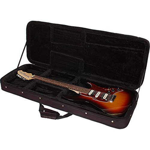 KC SEG-100 Lightweight Semi-Hard Case for Electric Guitars