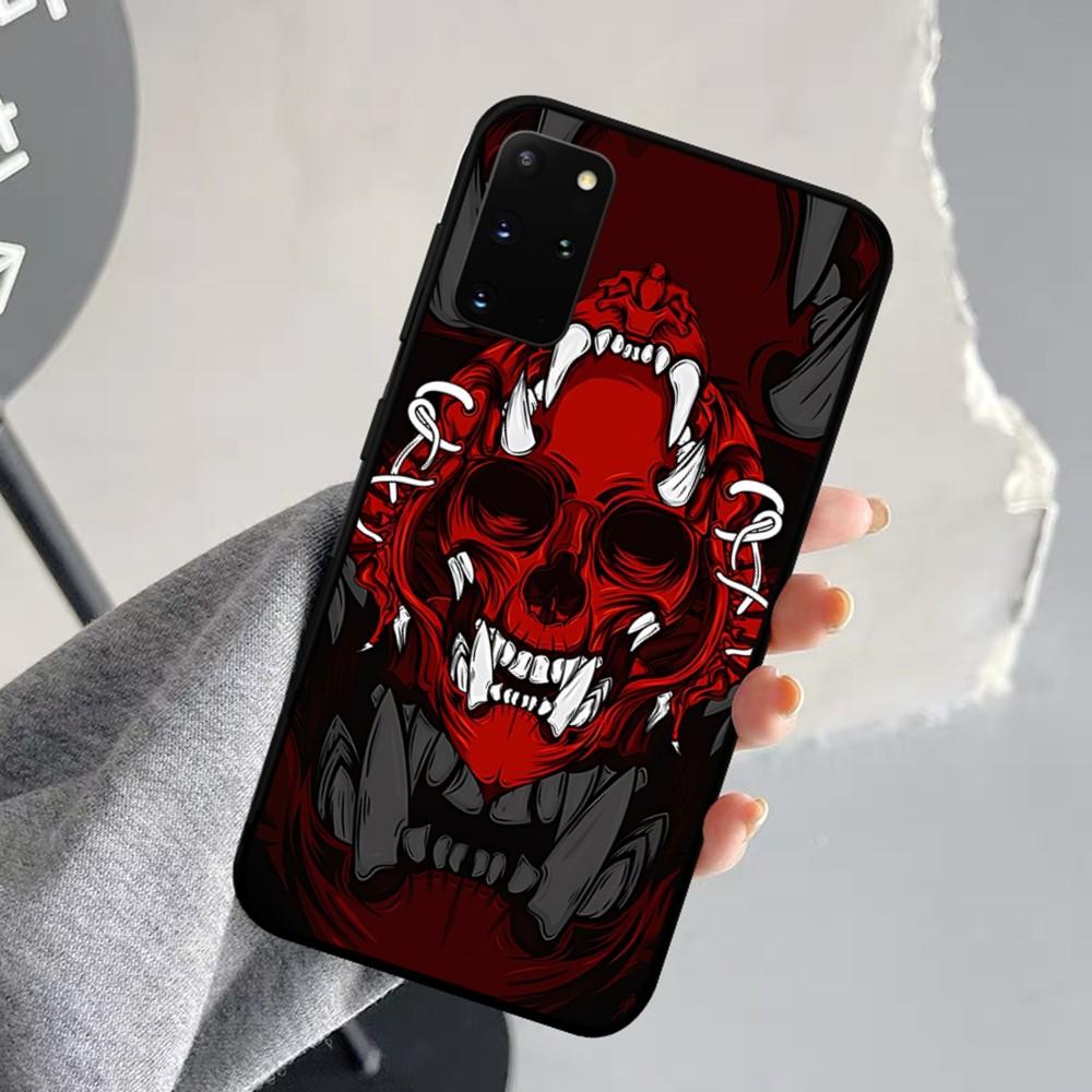 Samurai Oni Mask Phone Case For Samsung S 9 10 20 21 22 23 30 23 24 Plus Lite Ultra FE S10lite Fundas