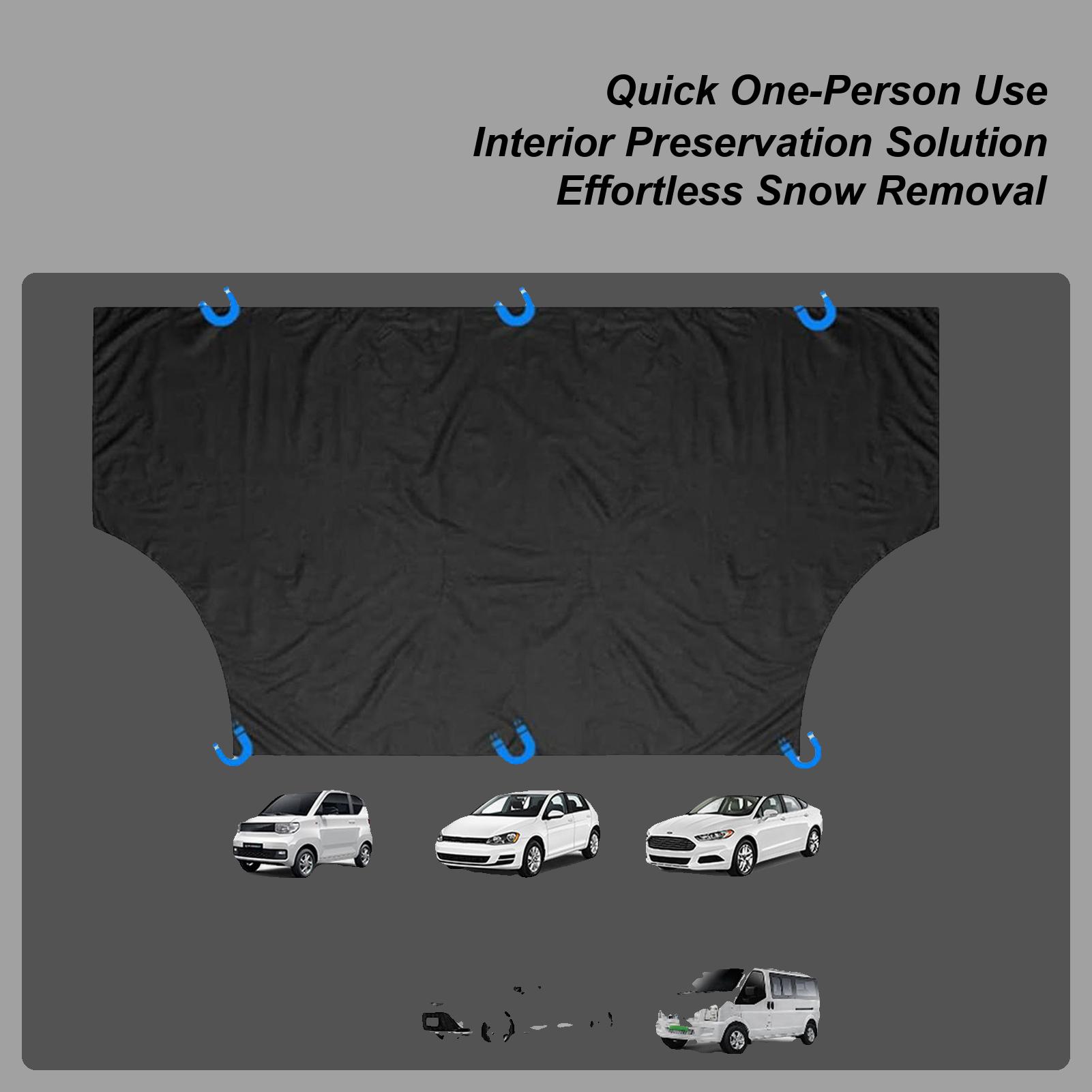 Car Windshield Snow Cover All-Weather Heavy Duty Auto Sunshade Frost Protector Windshield Cover Window Blanket For Car Trucks China Mainland