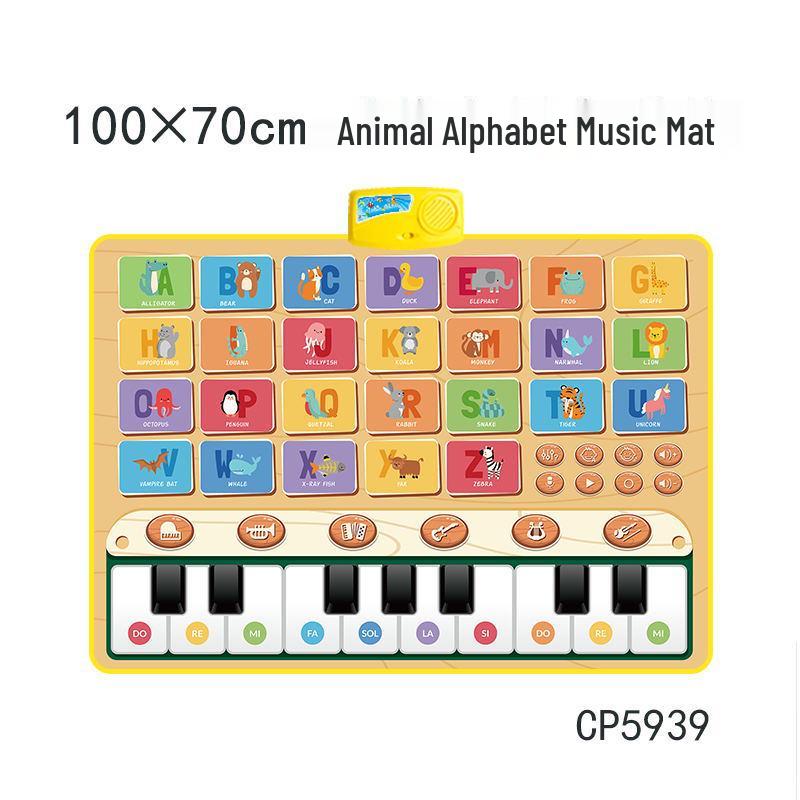 2022 Animal Music Baby Learning Piano Mat: Children's Dance Blanket Toy