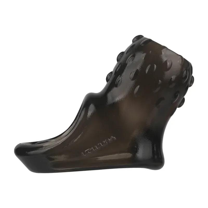 Male Delayed Ejaculation Cock Ring Penis Enlargement Penis Attachment Male Cock Chastity Cage Penis Sleeve Ring Sex Toys For Man