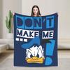 Daisy Duck and Donald   Blanket  Super Warm Print Plush Throw Blanket For Kids Couch Chair Flannel Bedspread Bed Cover