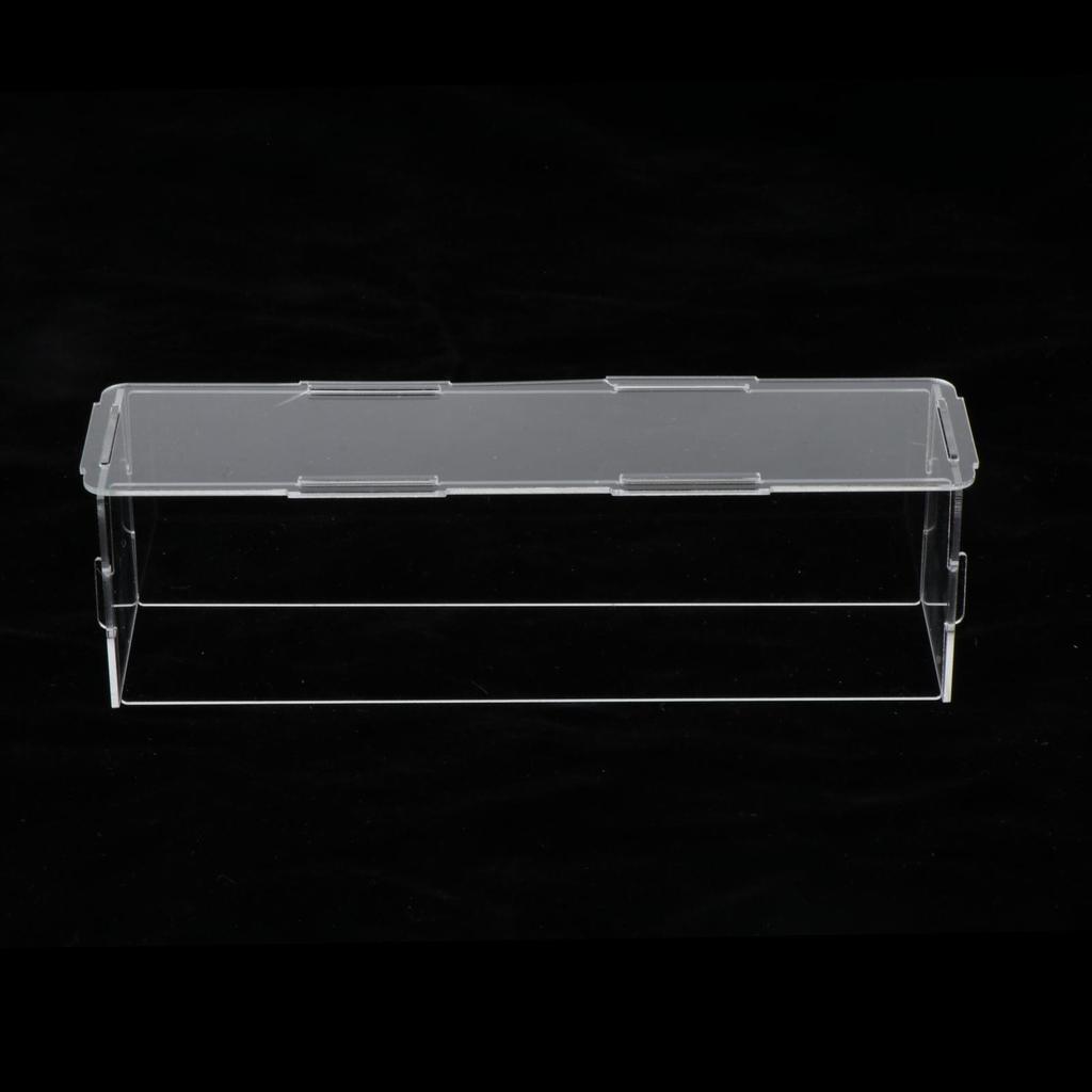Nixie Tube Clock Clear Acrylic Dust Cover Display Box Durable Dustcover for Organizing Toys