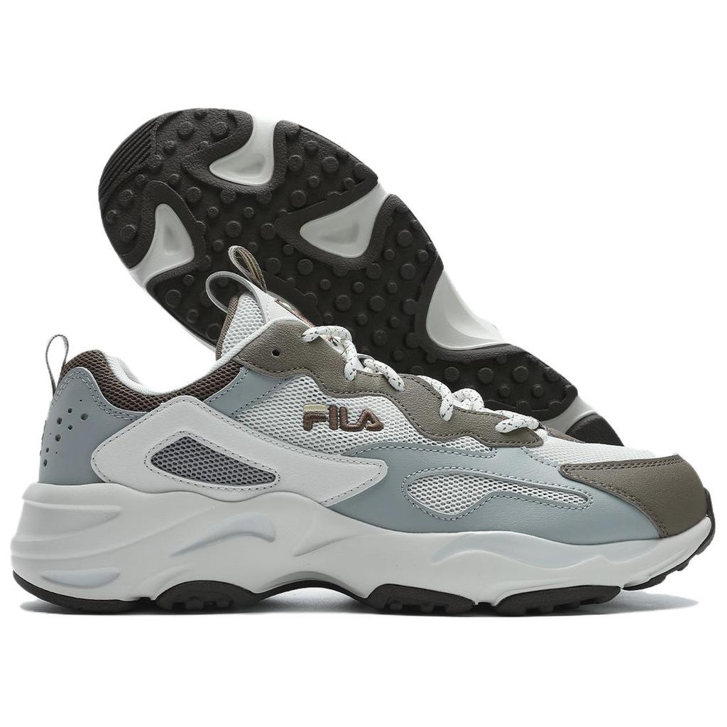 New FILA Tracer Abrasion Resistant, Breathable, Lightweight Low Top Casual Shoes Men's Gray White F12M422113FVH