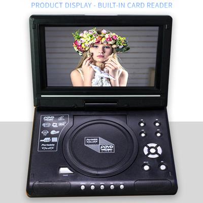 9.8 Inches Portable DVD Player High Clarity TV Function Built-in Card Reader