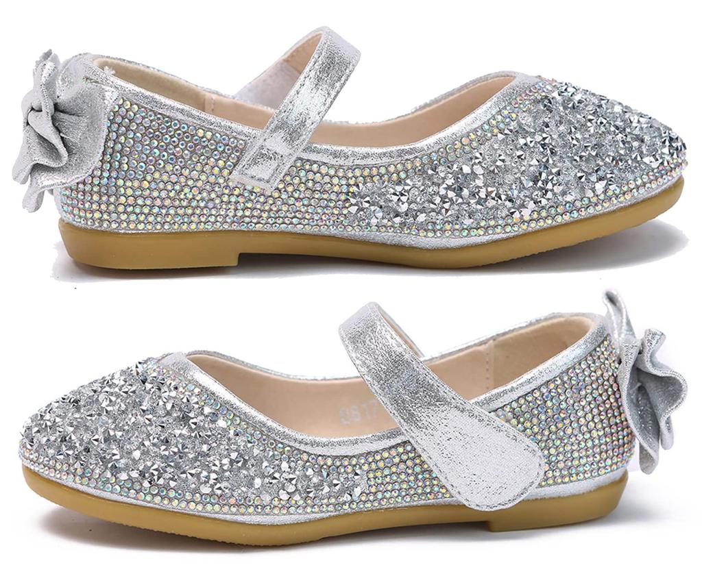 Scarpe Formali per Abito Presenza Nastro Scintillante Compleanno 19cm [WUIWUIYU] Bambini, Ragazze, Scarpe, Bambini, Scarpe, Decorazione, Leggere, Traspiranti,