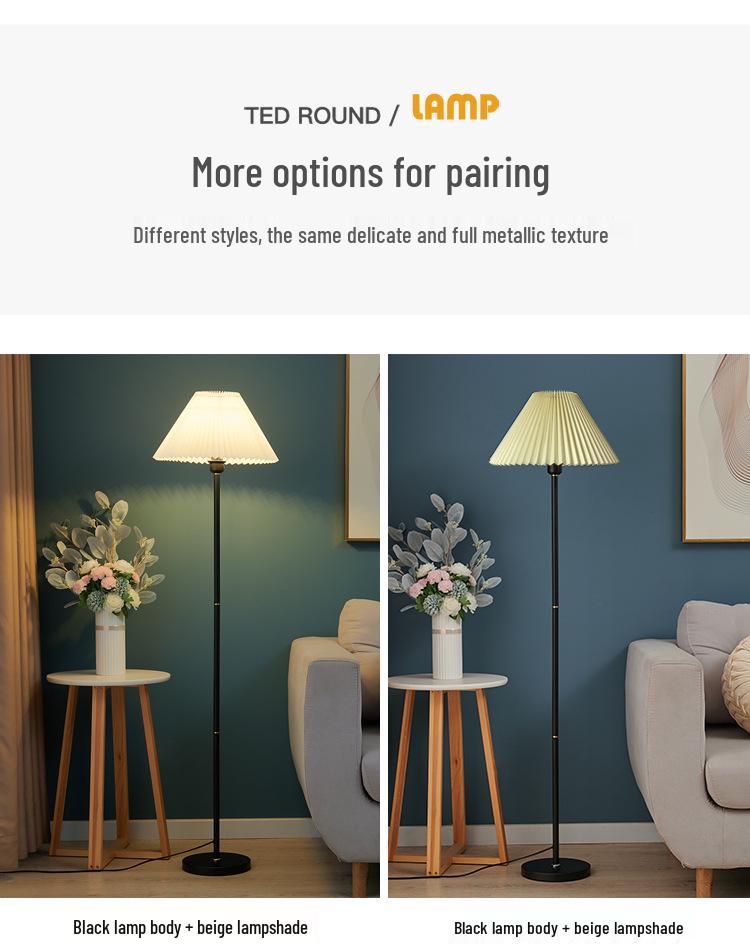 Modern Minimalist Floor Lamp for Living Room, Bedroom, Study, Sofa Side, or Hotel