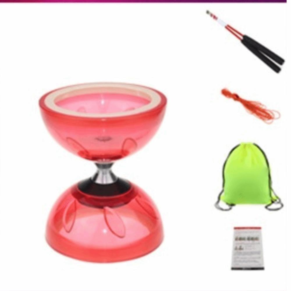 Bowl Shape Chinese Yo-yo Soft Mini Diabolo Chinese Yoyo Set Body Building Chinese Diabolo  Child