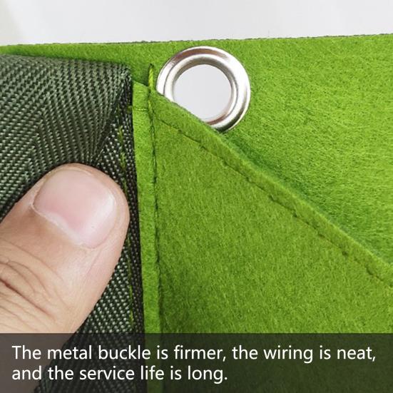 Pflanzbeutel, wasserdicht, stark, tragend, stark saugfähig, Filz, Wandmontage, Pflanzbeutel für Blumen, Gartendekoration