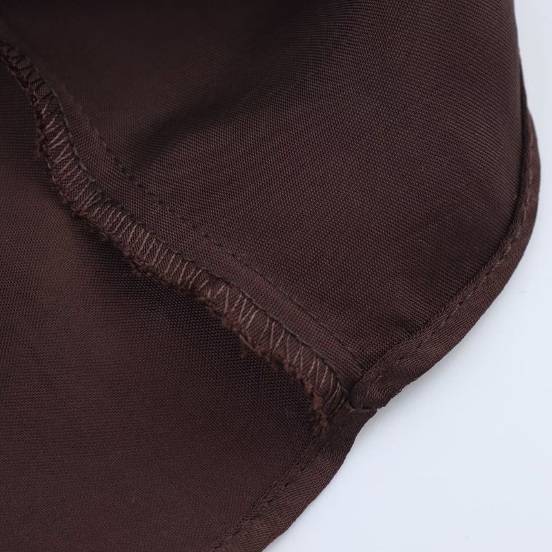 Kaslead New Arrival Women's Clothing Fashion Style Fashion Silm Silk Satin Texture Length Dress 2590987