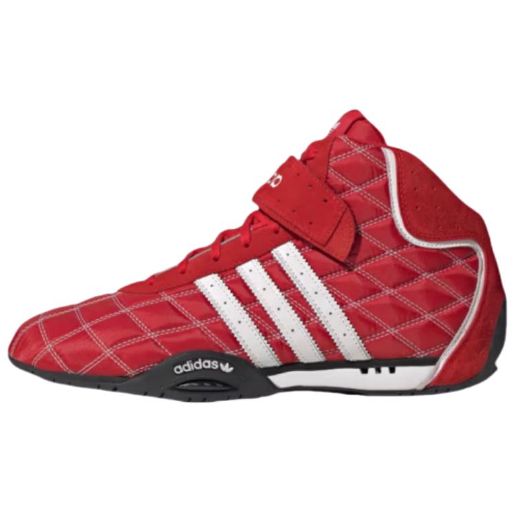 Adidas Originály Adi Racer High Sportovní trend Protiskluzové Odolné proti opotřebení Vysoké tréninkové boty Unisex Tenisky Červené JH6205