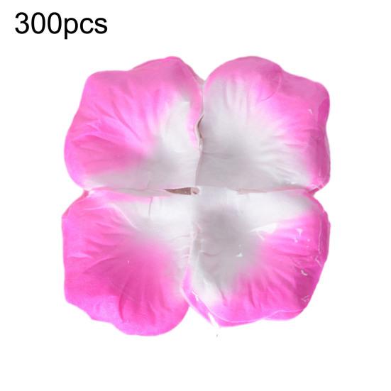 300 Pcs Faux Silk Rose Petals Artificial Flower Petals Decoration for Wedding Flower Girl Basket Dinner Table Centerpiece Party Confetti