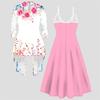 3D  Printed  Set Dress Coat ,  Double Spelling with Diverse Colors and Shapes  Fashion Print,suitable for Various Scene Fashion Styles
