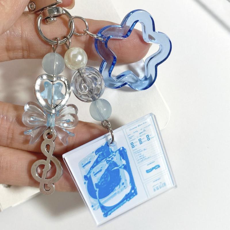 1 sztuka Album muzyczny CD Zespół Brelok Wave To Earth Styl Y2K Pasek na telefon Miłośnik muzyki Akcesorium do telefonu Zawieszka