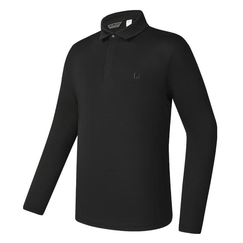 FILA Men s Long Sleeve Knit Golf Polo Shirt M