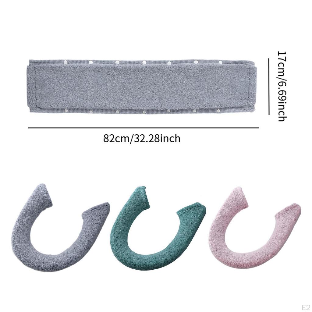 Toilet Seat Cover Bathroom Soft Thicker Warmer Easy Installation to Clean Modern