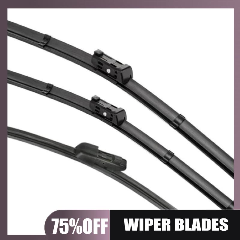 Suitable for Skoda Karoq 2017-2020 wiper blades 26 +18 +13 front and rear wiper blades чёрный