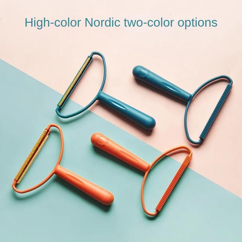 Fjerner av kjæledyrhår Bærbar Manuell Skrape Lo-fjerner Klebrig Børste Kattehårfjerningsbørste Hårfjerningsverktøy Kattetilbehør