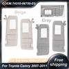 74320-06780-B0 Beige Gray Car Sun Visor Without Light 74310-06750-E0 Car Accessories For Toyota Camry 2007 2008 2009 2010 2011